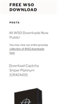 Mobile Screenshot of freewsodownload.com