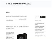 Tablet Screenshot of freewsodownload.com